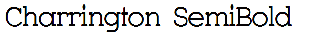 Charrington SemiBold