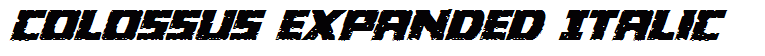Colossus Expanded Italic