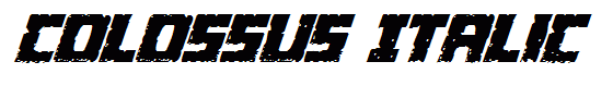 Colossus Italic