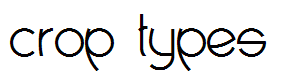 crop types