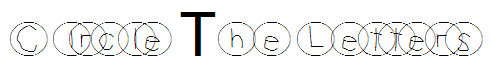 Circle The Letters