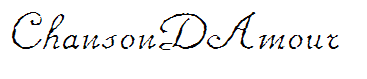 ChansonDAmour