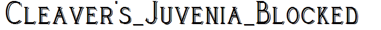 Cleaver's_Juvenia_Blocked