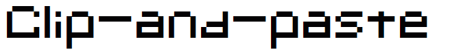 Clip-and-paste
