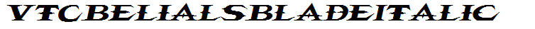 VTCBelialsBladeItalic