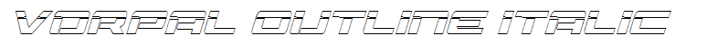 Vorpal Outline Italic