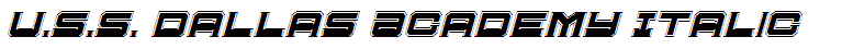 U.S.S. Dallas Academy Italic