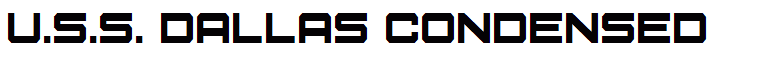 U.S.S. Dallas Condensed