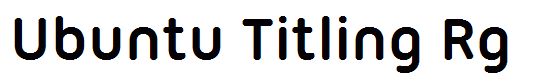 Ubuntu Titling Rg