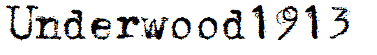 Underwood1913