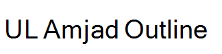 UL Amjad Outline