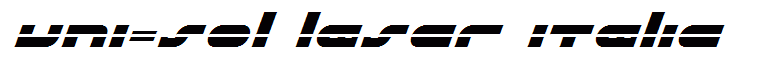 uni-sol laser italic