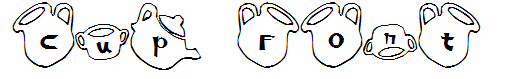 cup Font