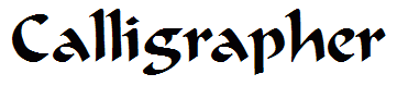 Calligrapher