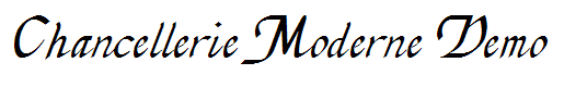 Chancellerie Moderne Demo