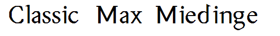 Classic Max Miedinger