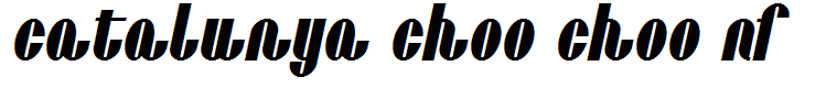 Catalunya Choo Choo NF