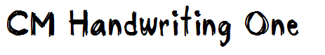 CM Handwriting One