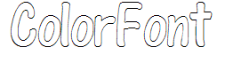 ColorFont