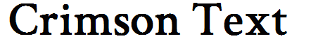 Crimson Text