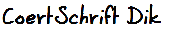 CoertSchrift Dik