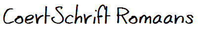 CoertSchrift Romaans