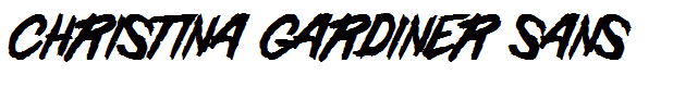 Christina Gardiner Sans