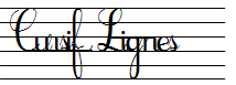 Cursif & Lignes