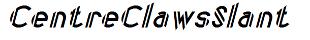 CentreClawsSlant