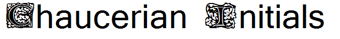 Chaucerian Initials