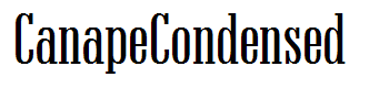 CanapeCondensed