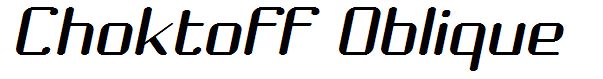 Choktoff Oblique