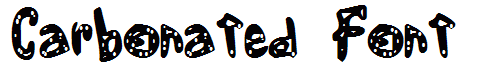 Carbonated Font