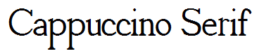 Cappuccino Serif