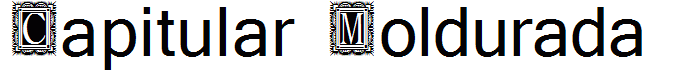 Capitular Moldurada