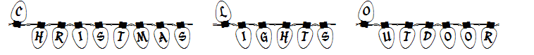 Christmas Lights Outdoor