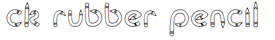 CK Rubber Pencil