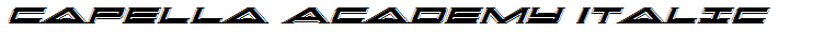 Capella Academy Italic