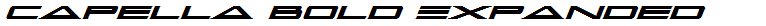 Capella Bold Expanded