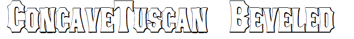 ConcaveTuscan Beveled