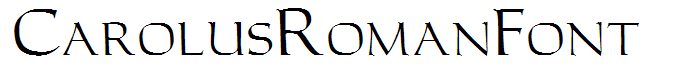 CarolusRomanFont