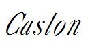 Caslon