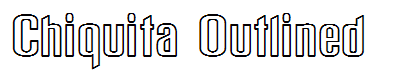 Chiquita Outlined