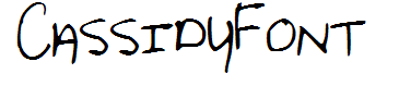 CassidyFont