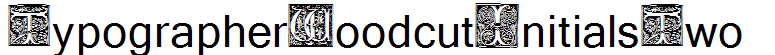 TypographerWoodcutInitialsTwo