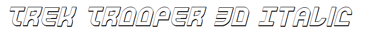 Trek Trooper 3D Italic