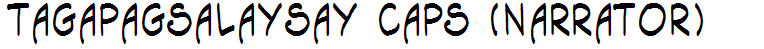 Tagapagsalaysay Caps (Narrator)
