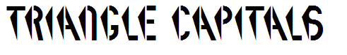 Triangle Capitals