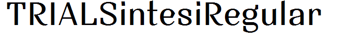 TRIALSintesiRegular