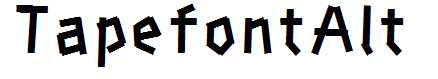 TapefontAlt